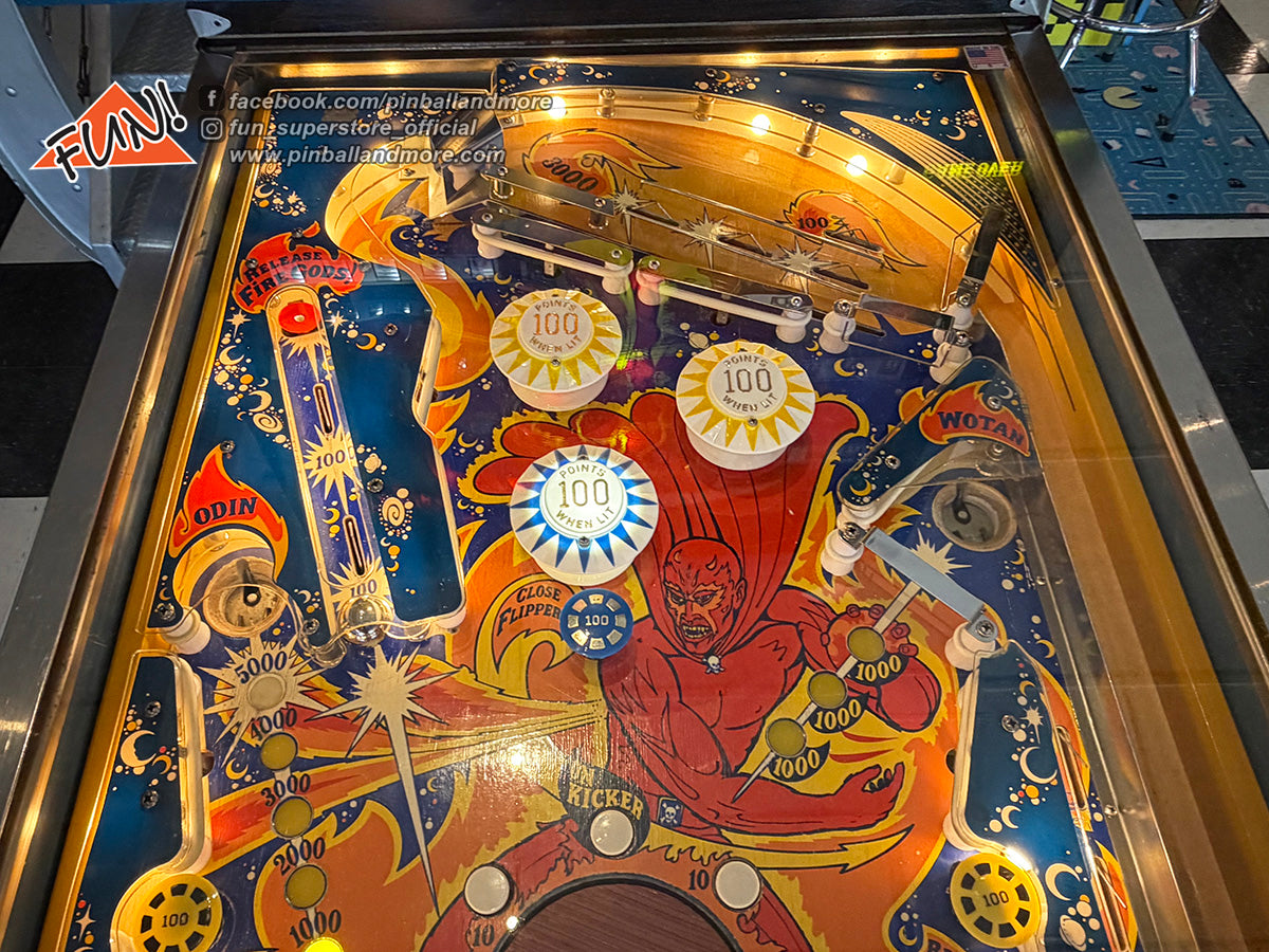 Fireball Pinball Machine - BEAUTIFUL EXAMPLE!