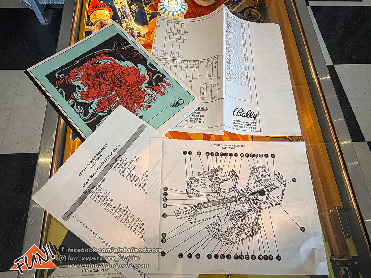 Fireball Pinball Machine - BEAUTIFUL EXAMPLE!