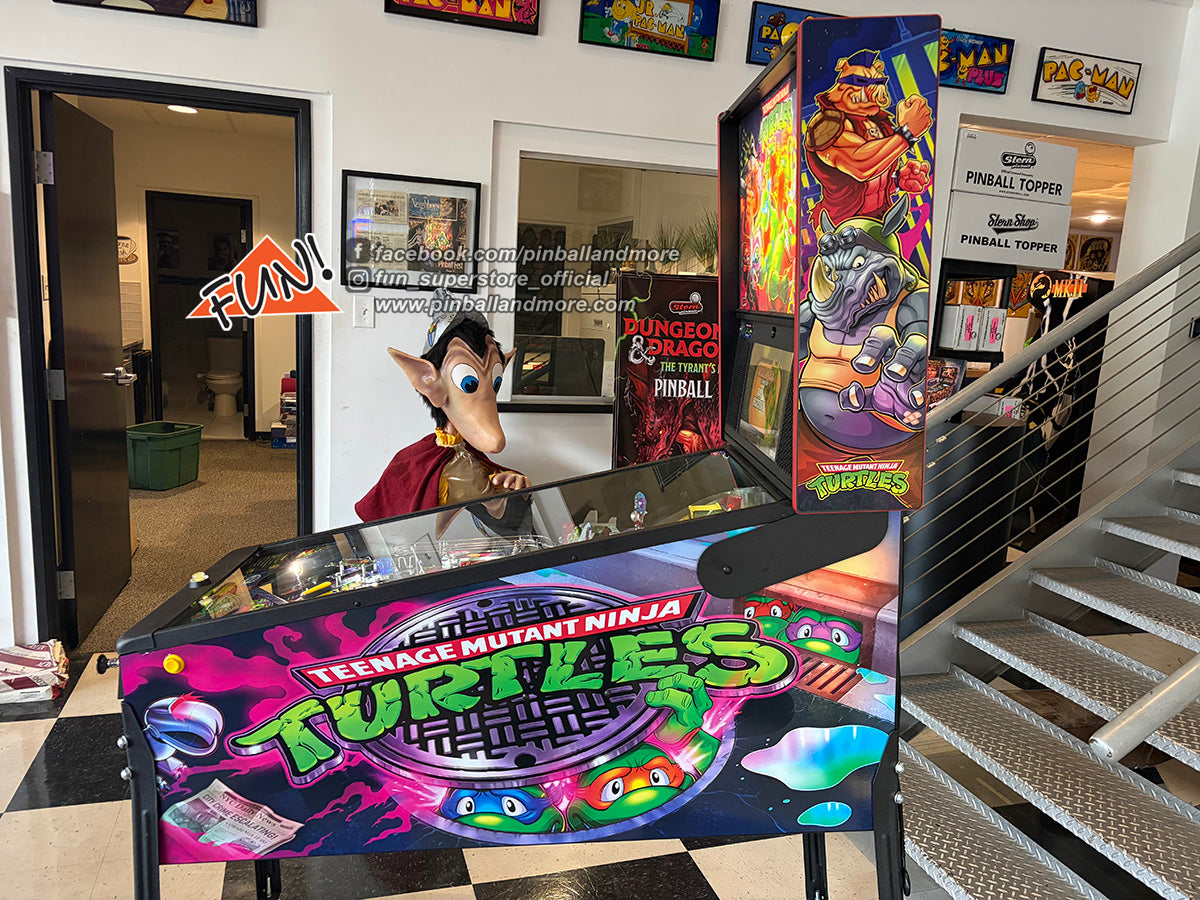Teenage Mutant Ninja Turtles (Premium) Pinball Machine w/extras!