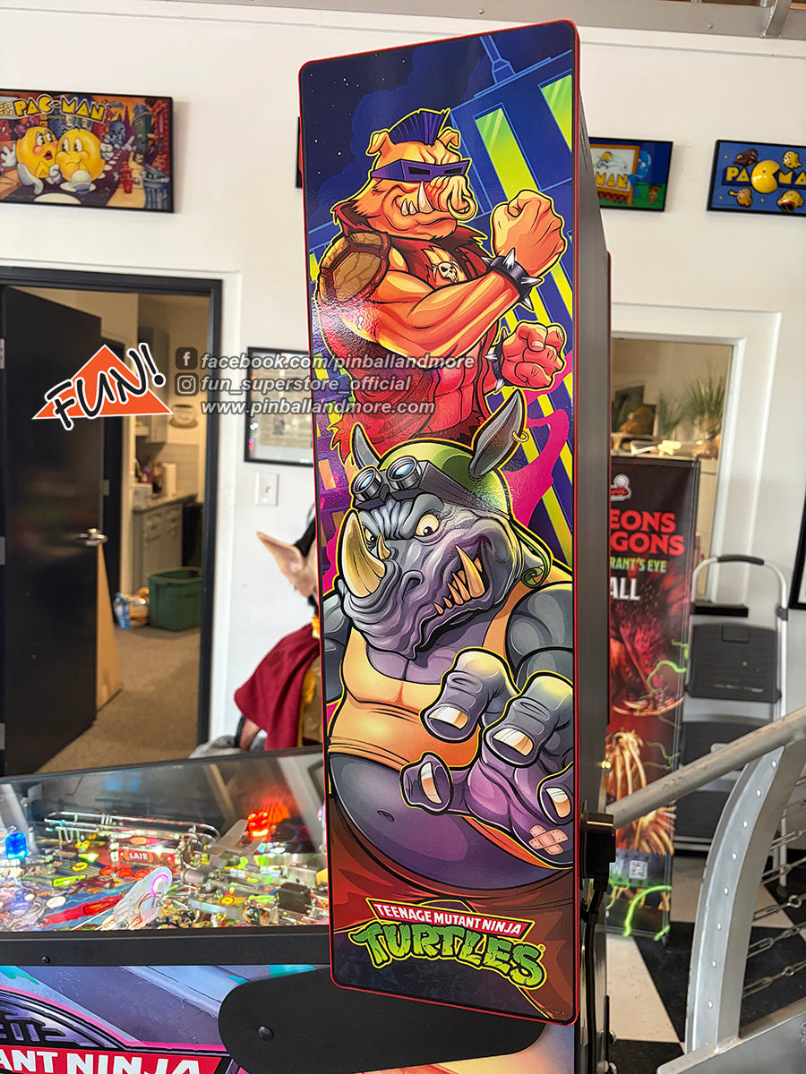 Teenage Mutant Ninja Turtles (Premium) Pinball Machine w/extras!