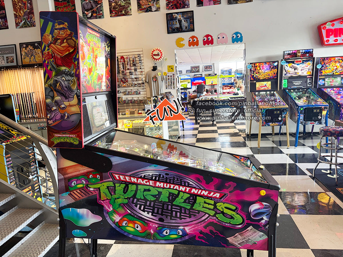 Teenage Mutant Ninja Turtles (Premium) Pinball Machine w/extras!
