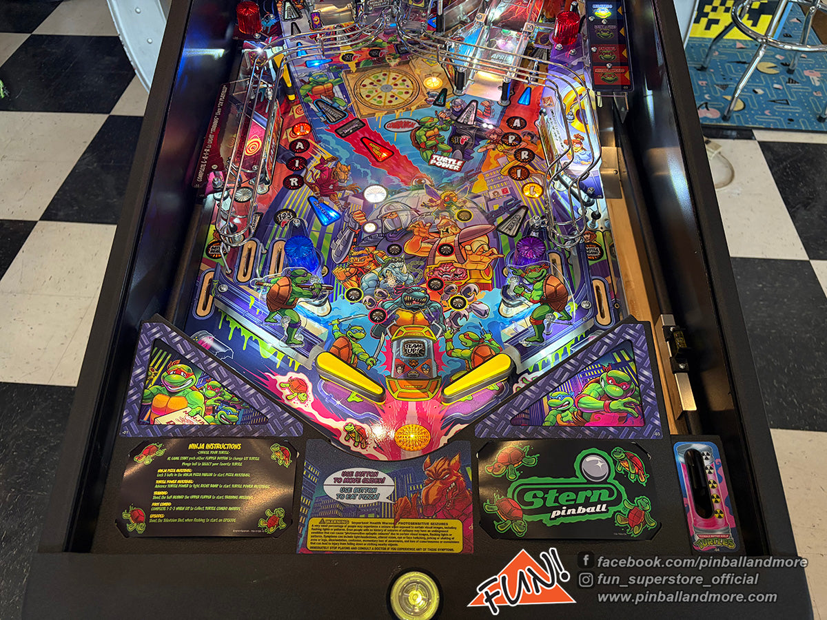 Teenage Mutant Ninja Turtles (Premium) Pinball Machine w/extras!