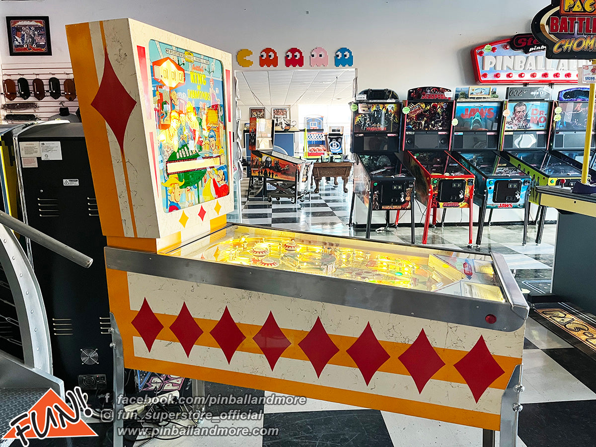 1967 Gottlieb King of Diamonds Pinball Machine - Restored