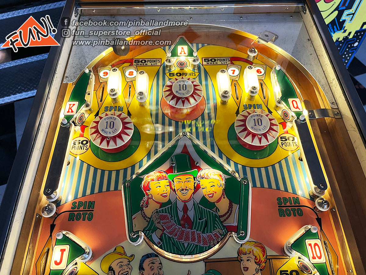 1967 Gottlieb King of Diamonds Pinball Machine - Restored