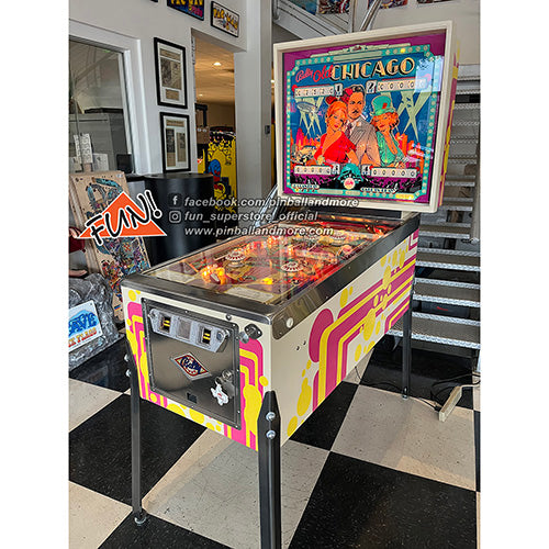 Old Chicago Pinball Machine