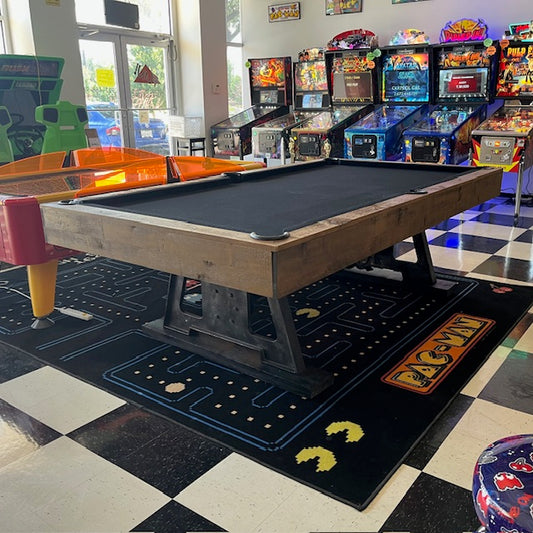 8' Rustic Pool Table