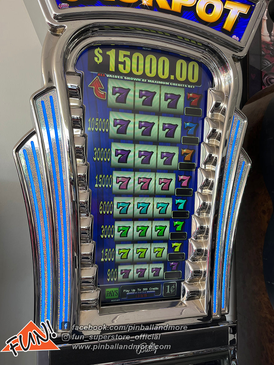 Jackpot 7's Bonus Slot Machine w/Stand