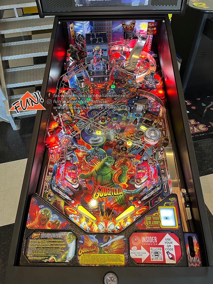 Godzilla (Pro) Pinball Machine - HOME USE ONLY