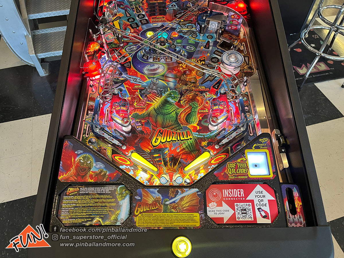 Godzilla (Pro) Pinball Machine - HOME USE ONLY