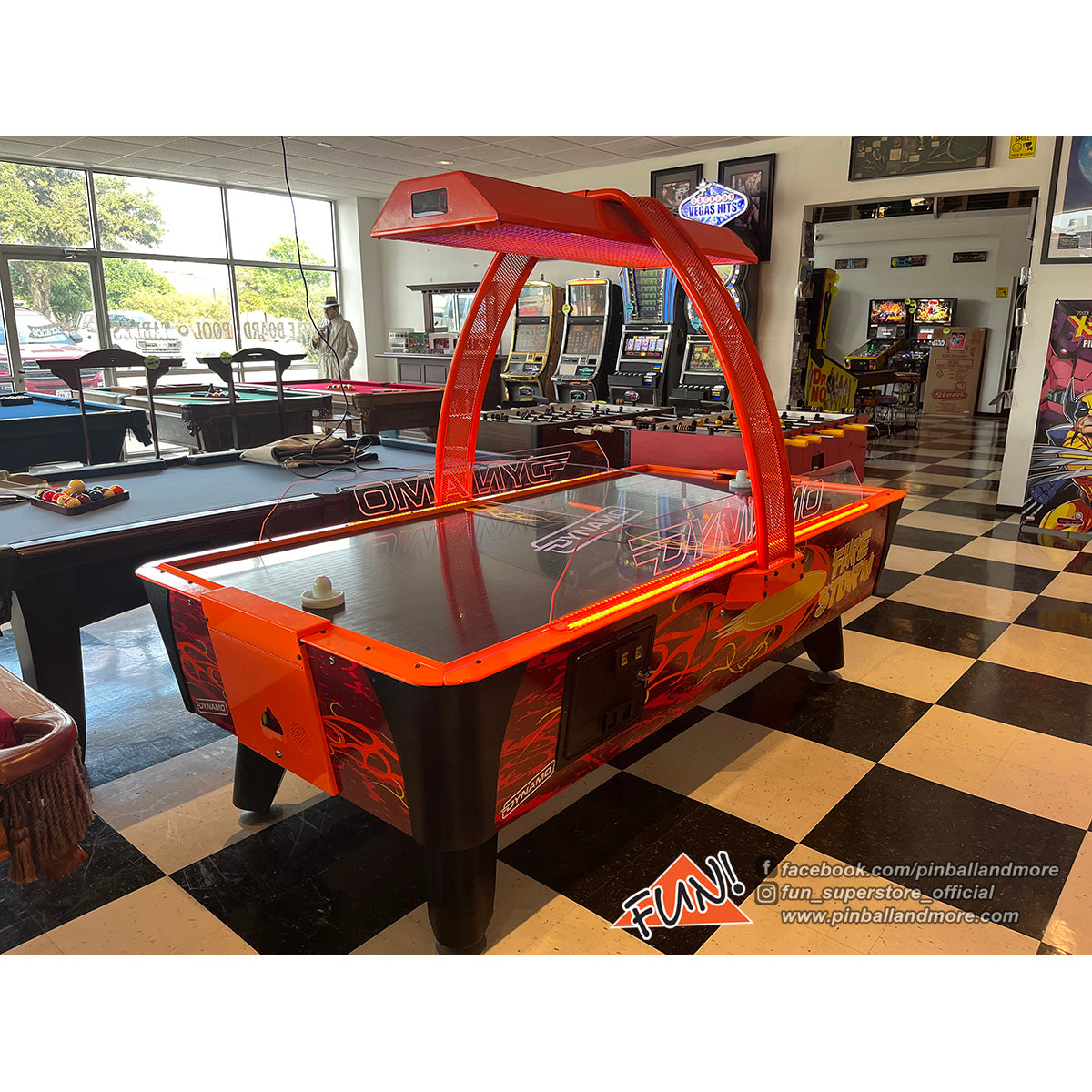 Fire Storm 8' Air Hockey Table (Pre-Owned)