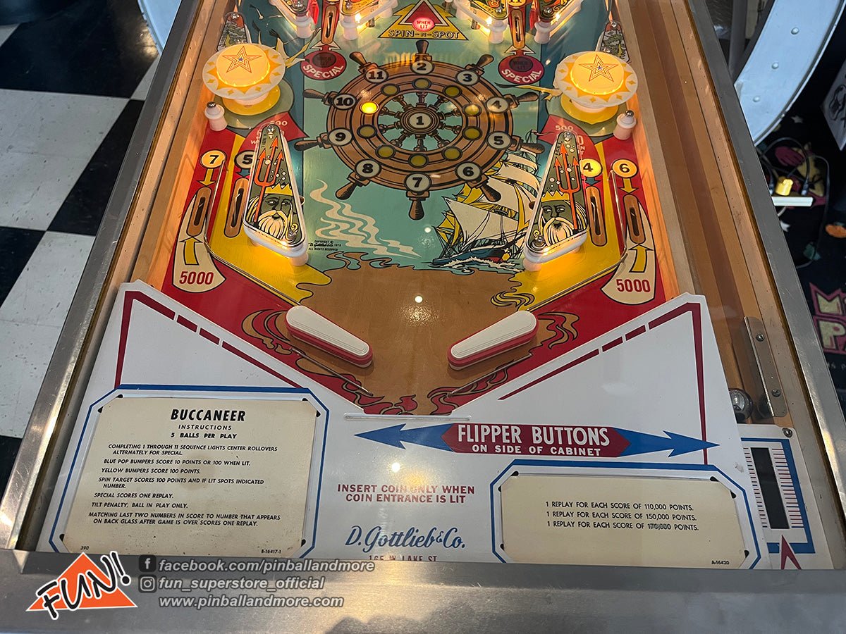 Buccaneer Pinball Machine