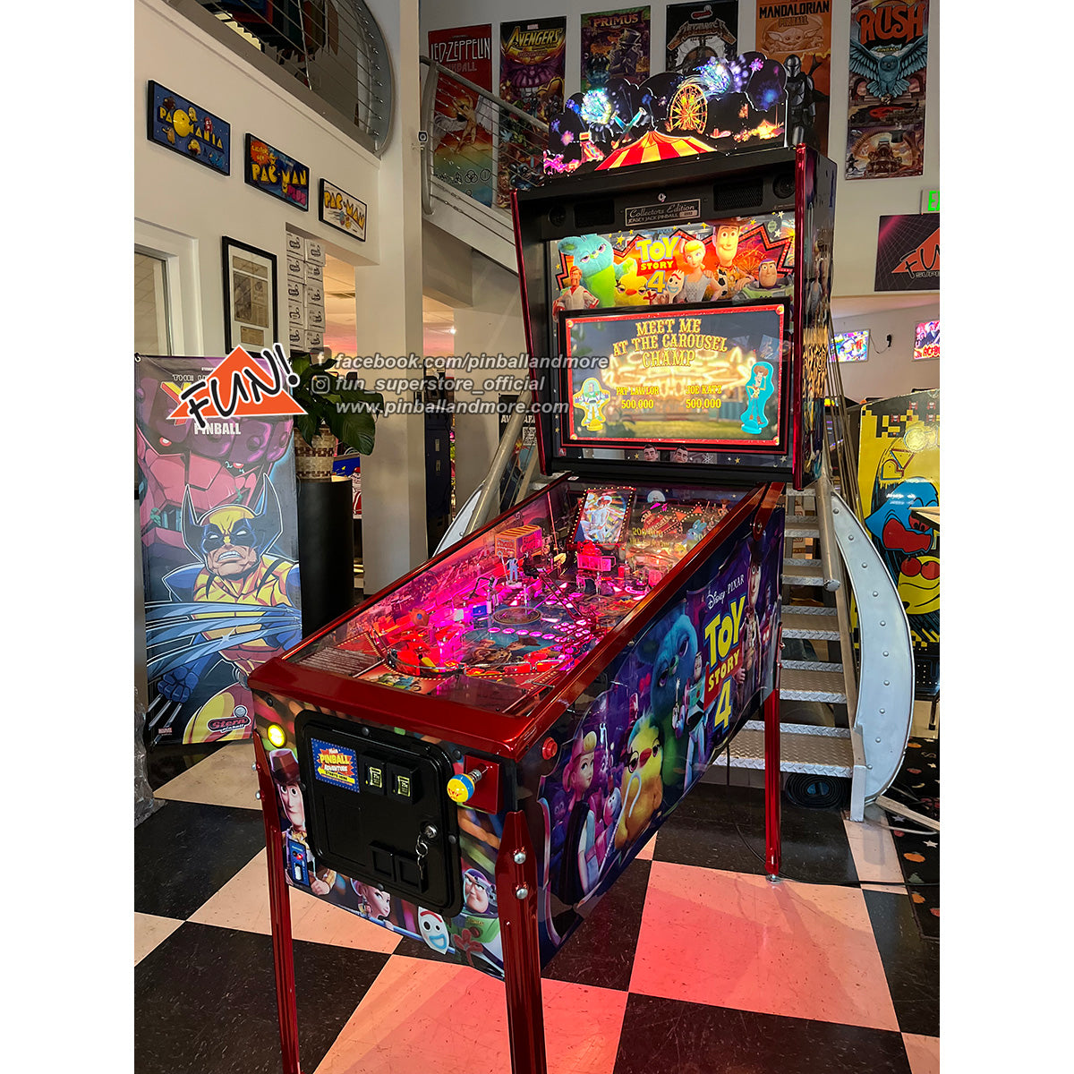 Toy Story 4 (Collectors Edition #552) Pinball Machine