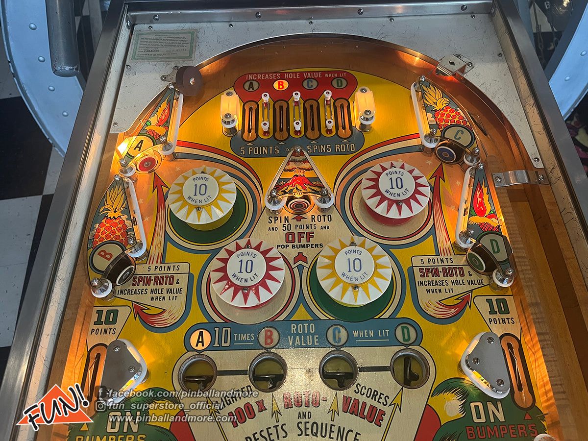 Paradise Pinball Machine