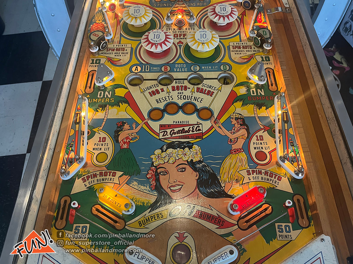 Paradise Pinball Machine