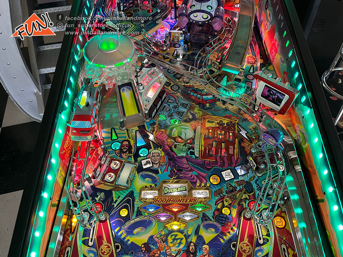 Foo Fighters (Premium) Pinball Machine - LOADED!