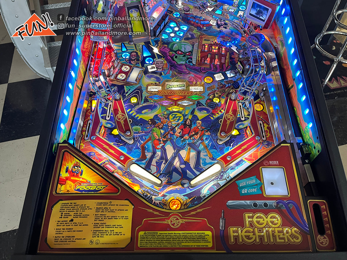 Foo Fighters (Premium) Pinball Machine - LOADED!