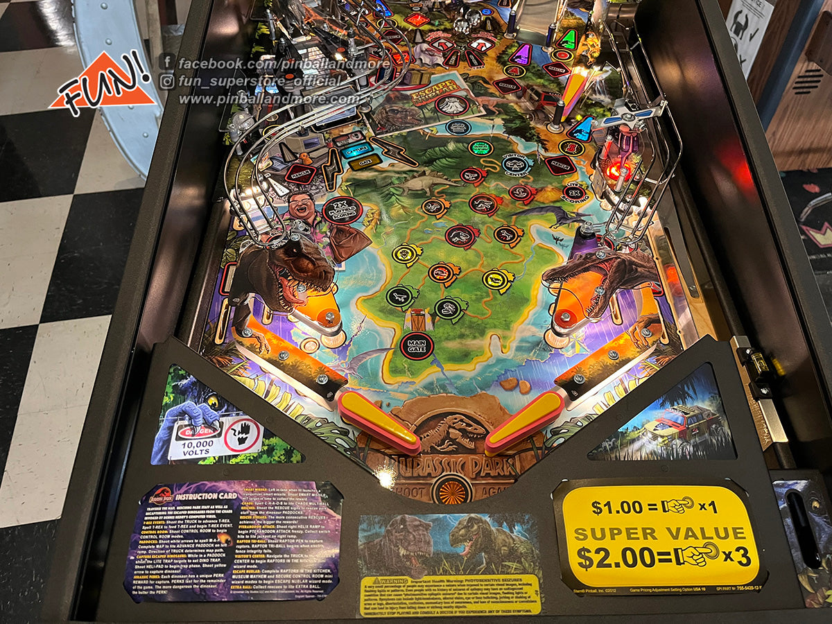 Jurassic Park (Premium) Pinball Machine - Home Use Only!