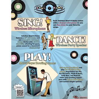 Jukebox Bowl-A-Rama Arcade Game