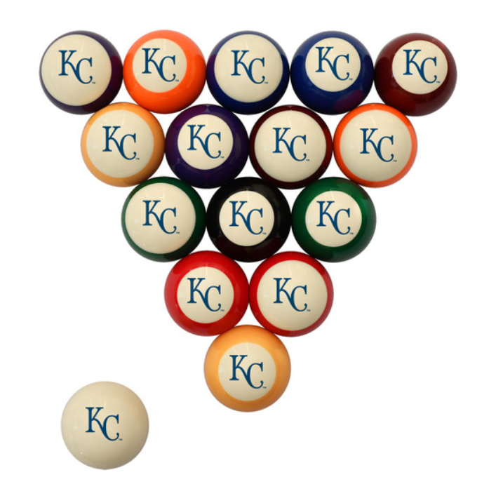 Officially Licensed MLB Retro Pool Ball Set (Pick your team)