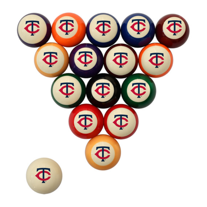 Officially Licensed MLB Retro Pool Ball Set (Pick your team)