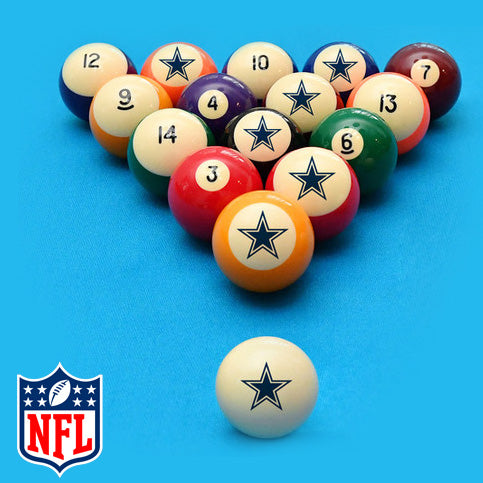 Offiically Licensed NFL Retro Pool Ball Set (Pick your team)