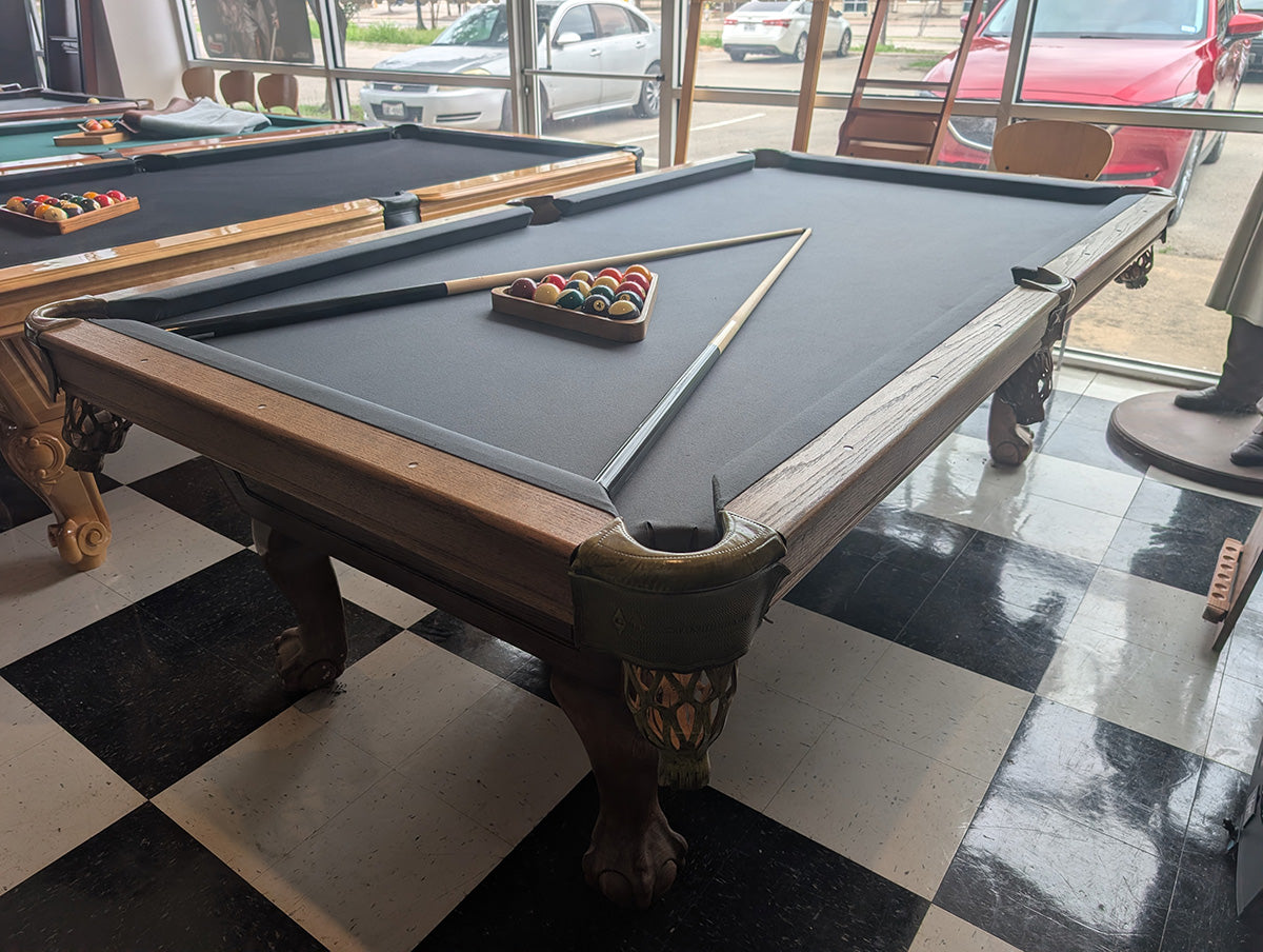 8' Golden Oak Pool Table