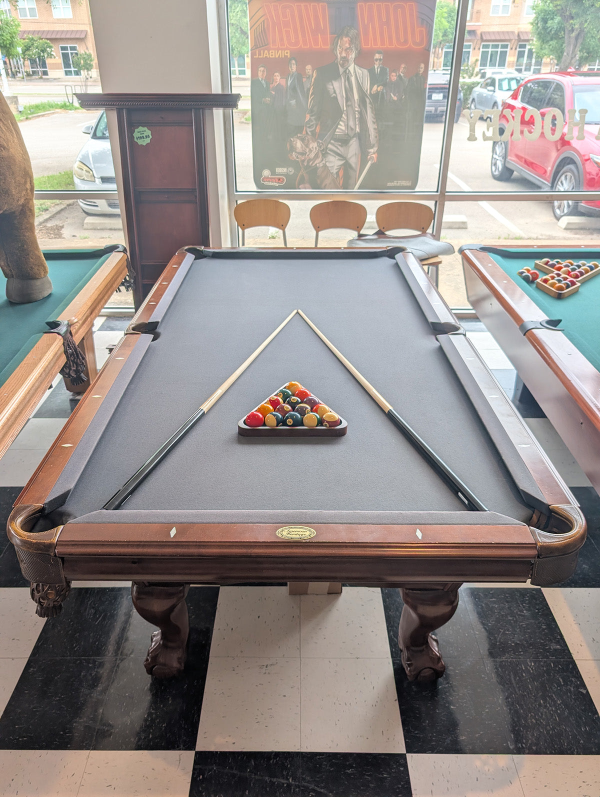 8' American Heritage Pool Table