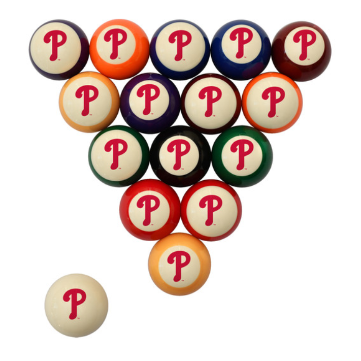 Officially Licensed MLB Retro Pool Ball Set (Pick your team)