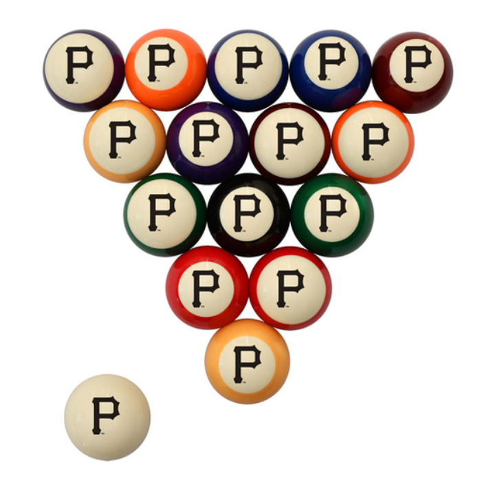 Officially Licensed MLB Retro Pool Ball Set (Pick your team)