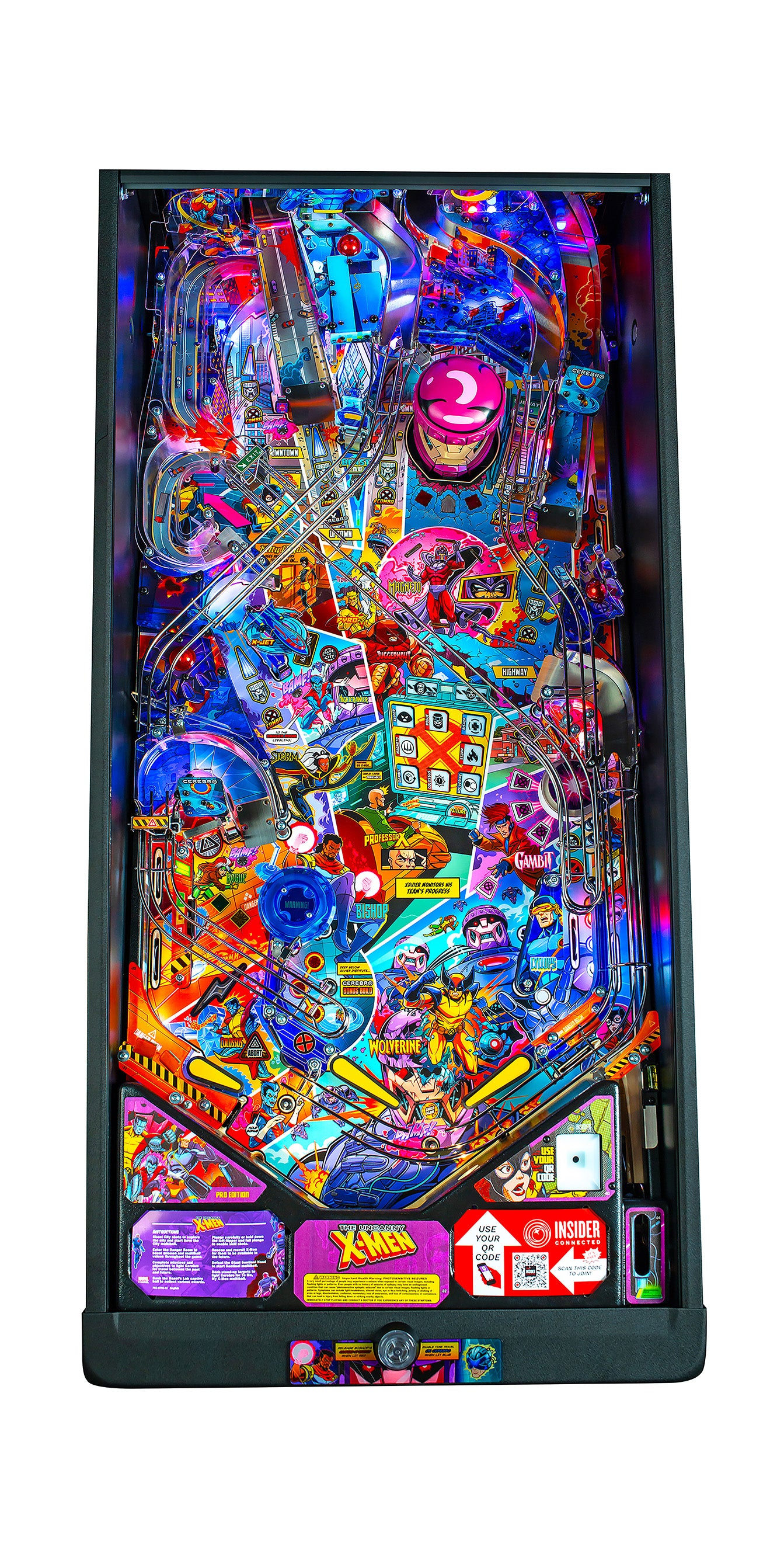 The Uncanny X-MEN (Pro) Pinball Machine - FREE SHIPPING