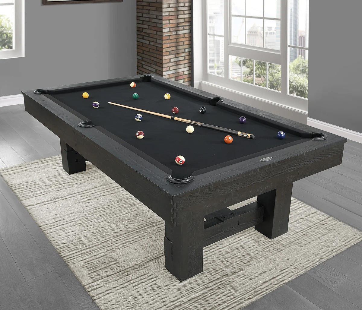 Reno 8' Pool Table (Ink Black)