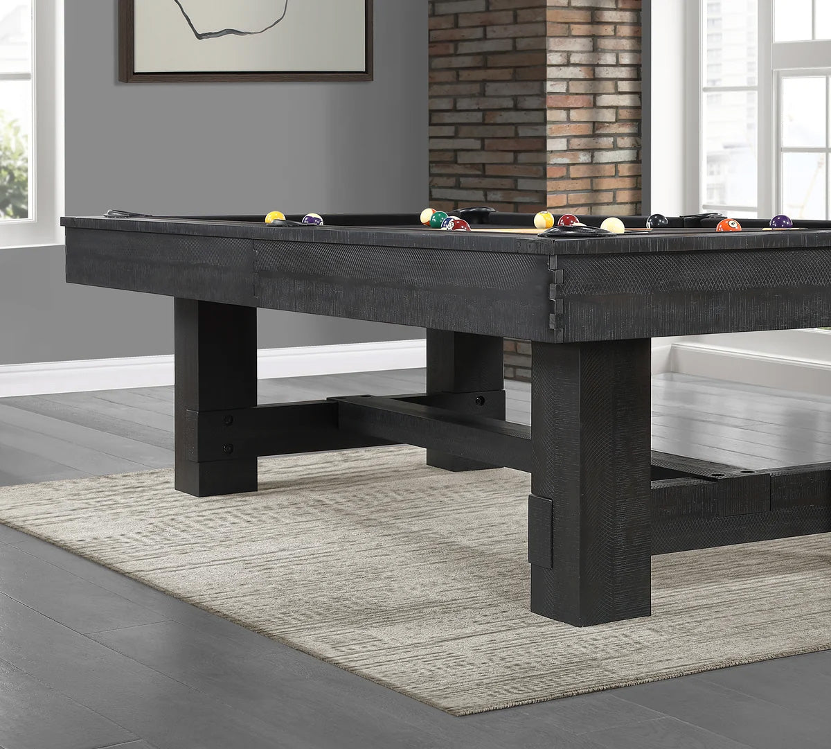 Reno 8' Pool Table (Ink Black)