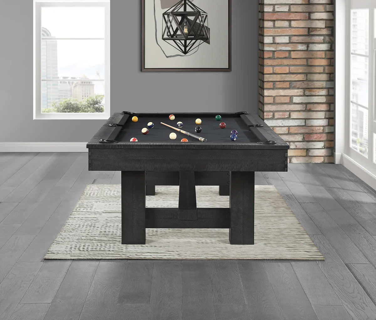 Reno 8' Pool Table (Ink Black)