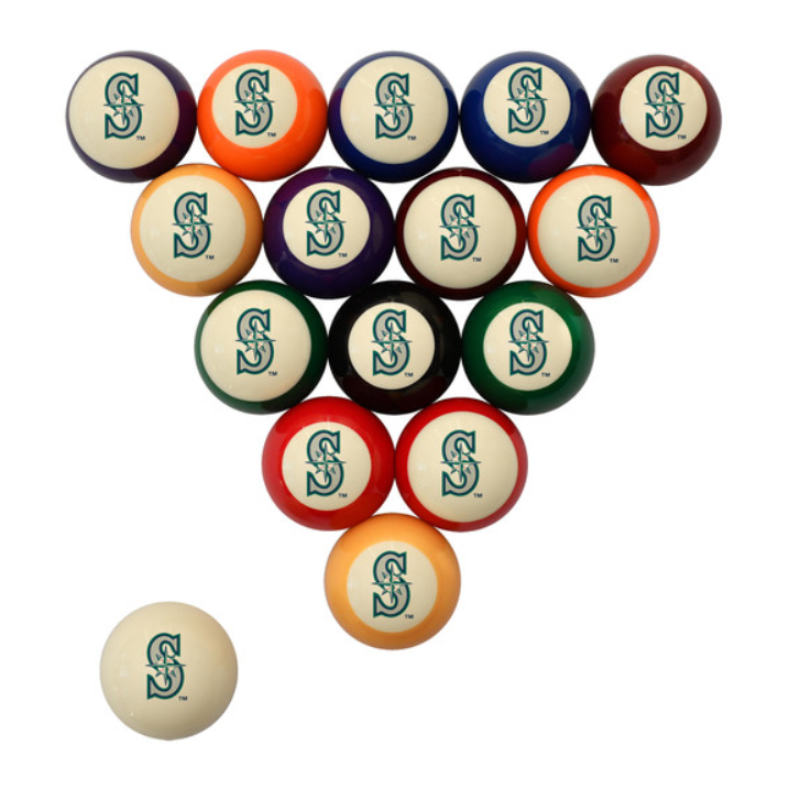 Officially Licensed MLB Retro Pool Ball Set (Pick your team)