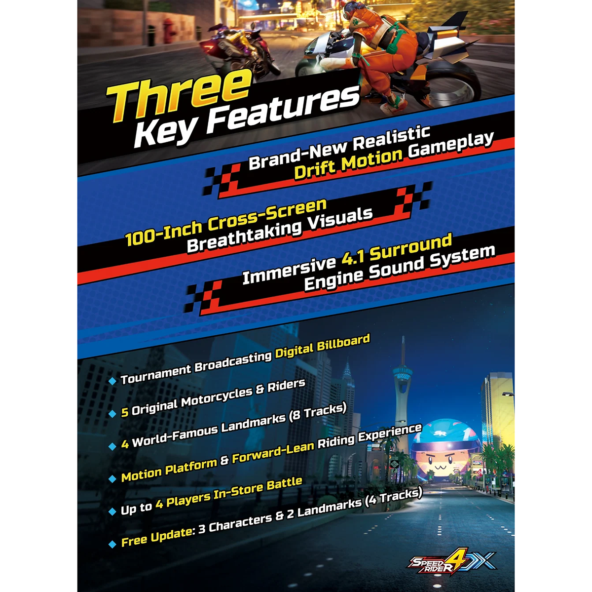 Speed Rider 4DX (Sold as a Pair)