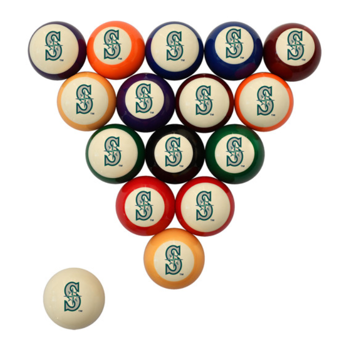 Officially Licensed MLB Retro Pool Ball Set (Pick your team)