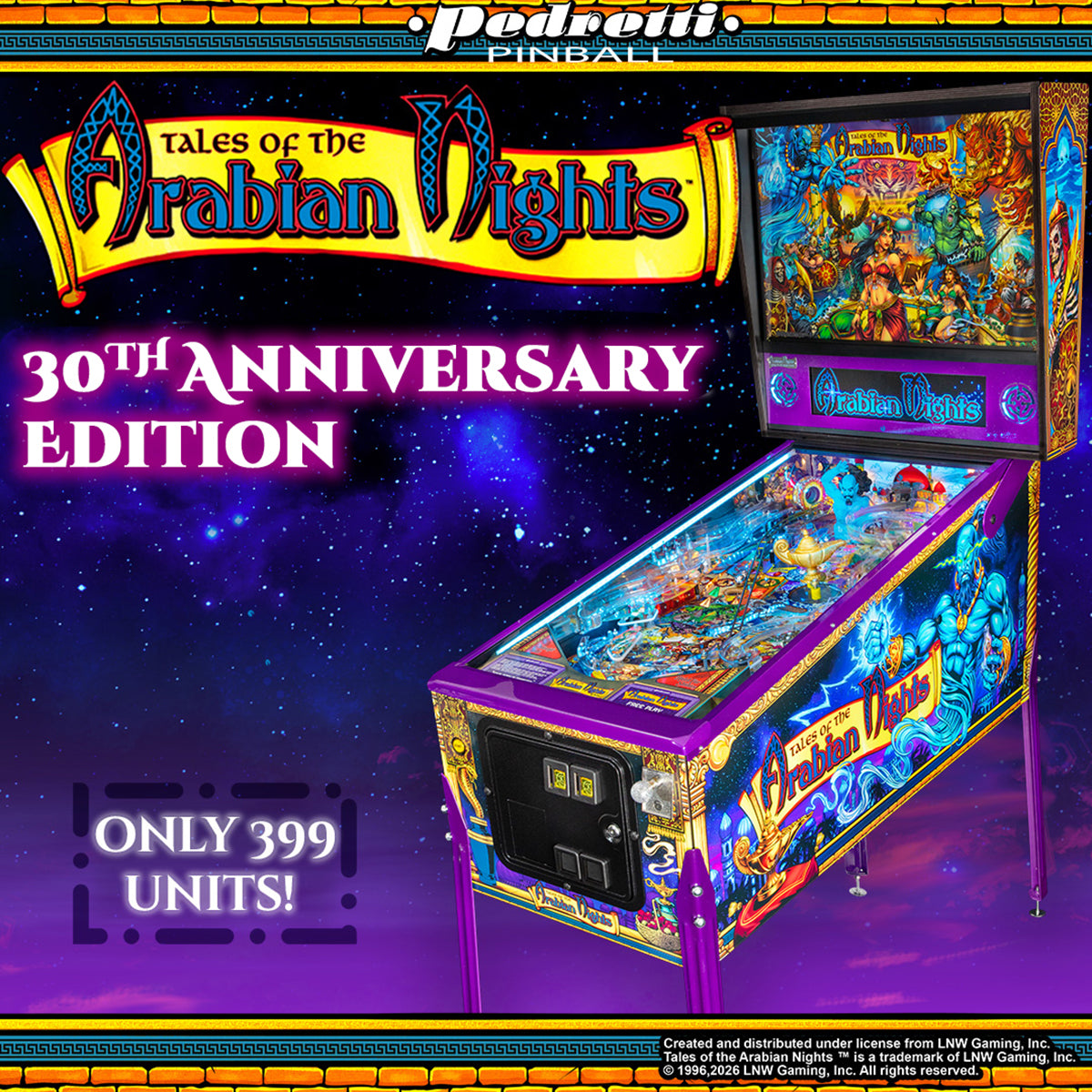 Tales of the Arabian Nights (Remake) - 30th Anniversary Edition / PRE-ORDER/DEPOSIT ONLY