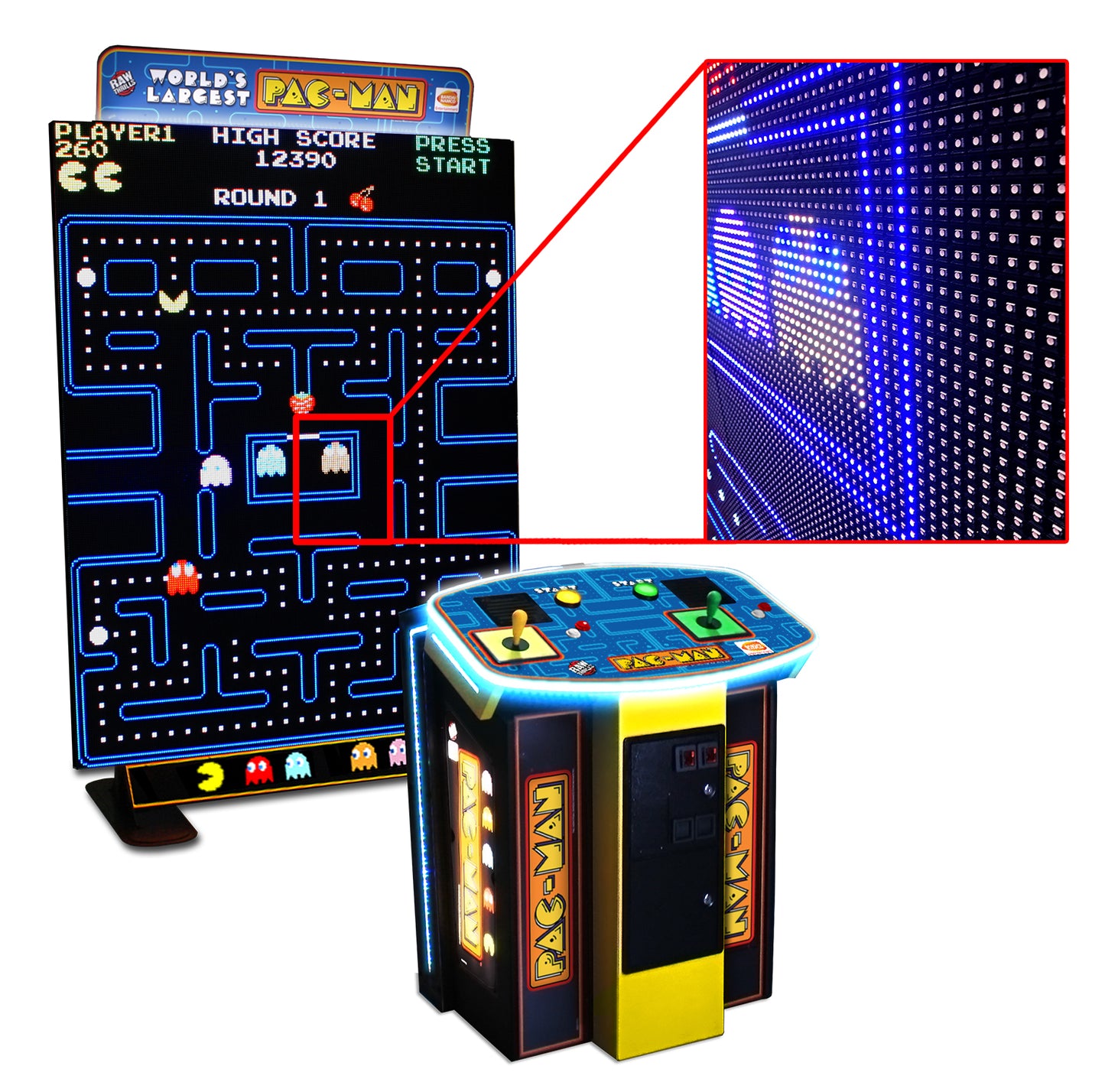 World's Largest Pac-Man Arcade Game