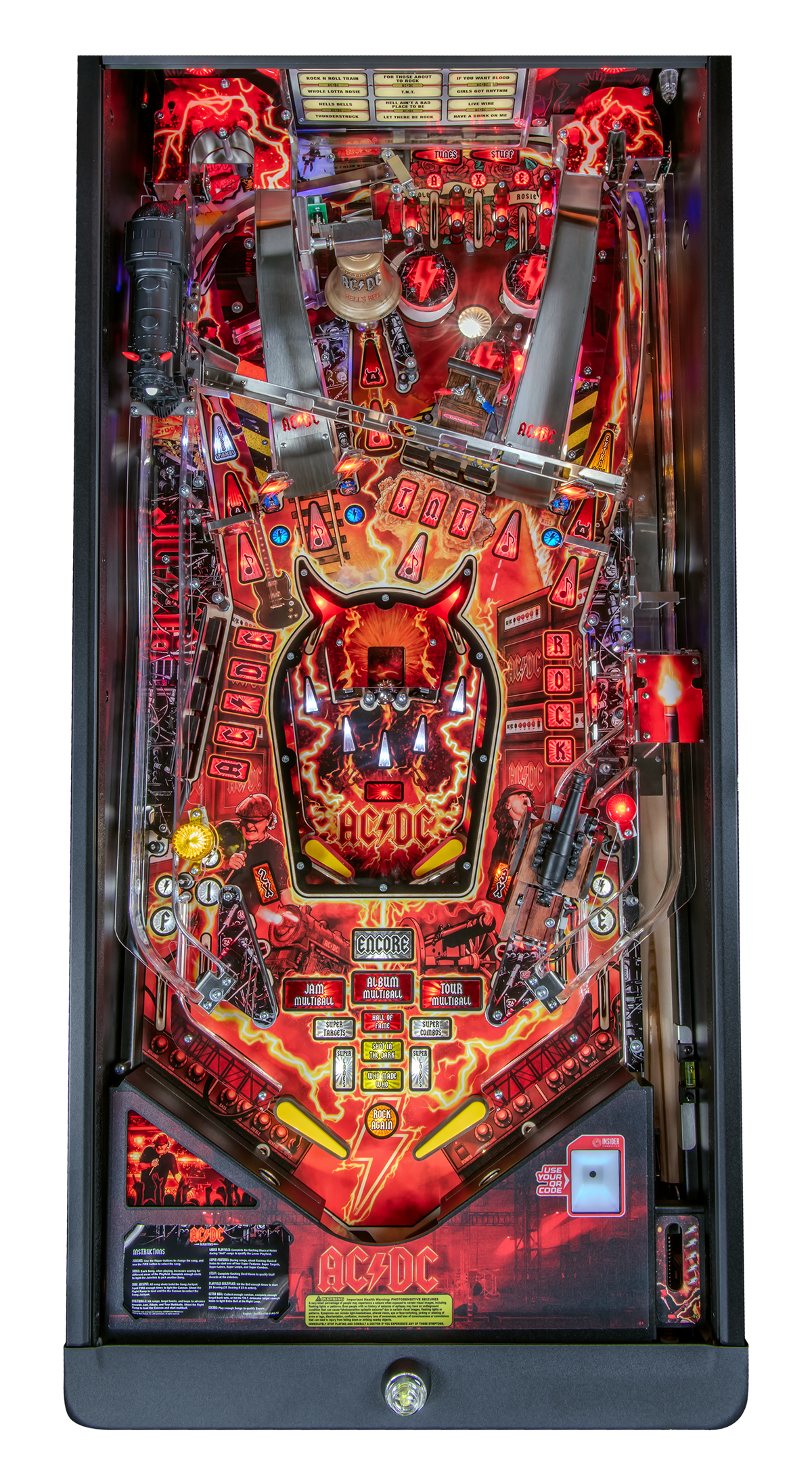 AC/DC Remastered (Premium) Pinball Machine (PRE-ORDER/DEPOSIT ONLY)