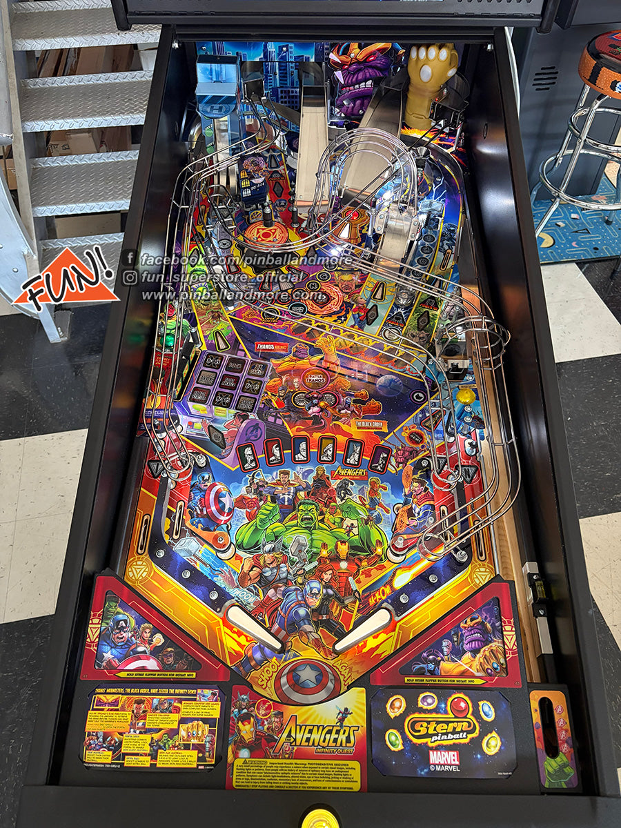Avengers: Infinity Quest (Premium) Pinball Machine - HUO