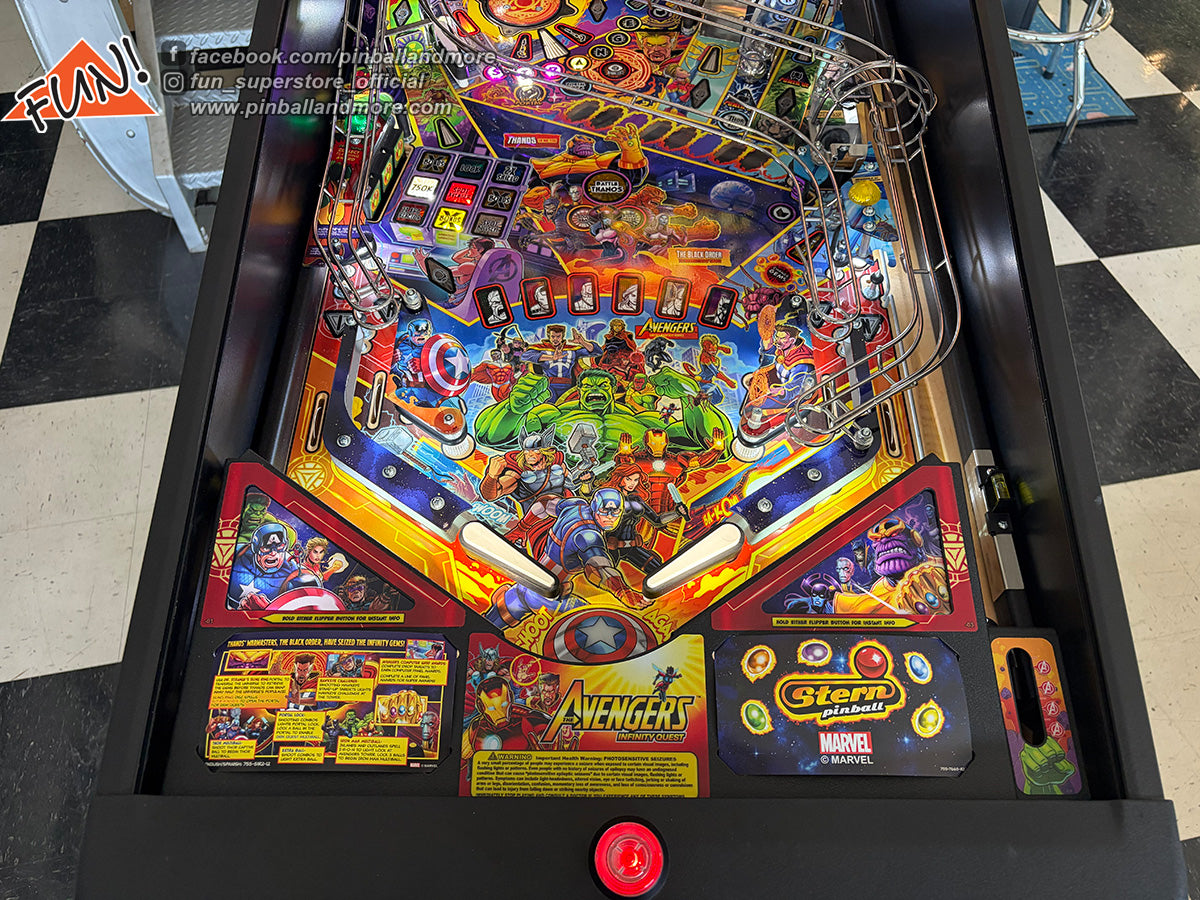 Avengers: Infinity Quest (Premium) Pinball Machine - HUO