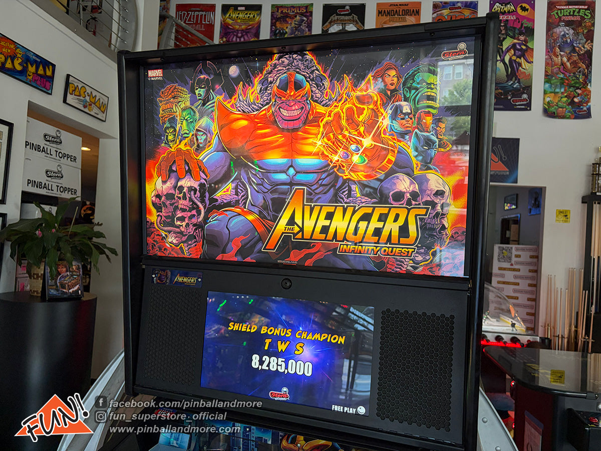 Avengers: Infinity Quest (Premium) Pinball Machine - HUO