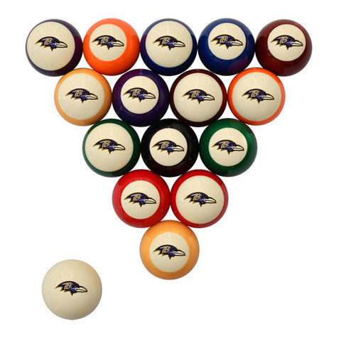 Offiically Licensed NFL Retro Pool Ball Set (Pick your team)