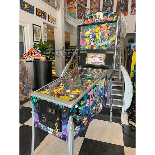 The Beatles (Platinum #106 of 250) Pinball Machine - w/factory Topper!