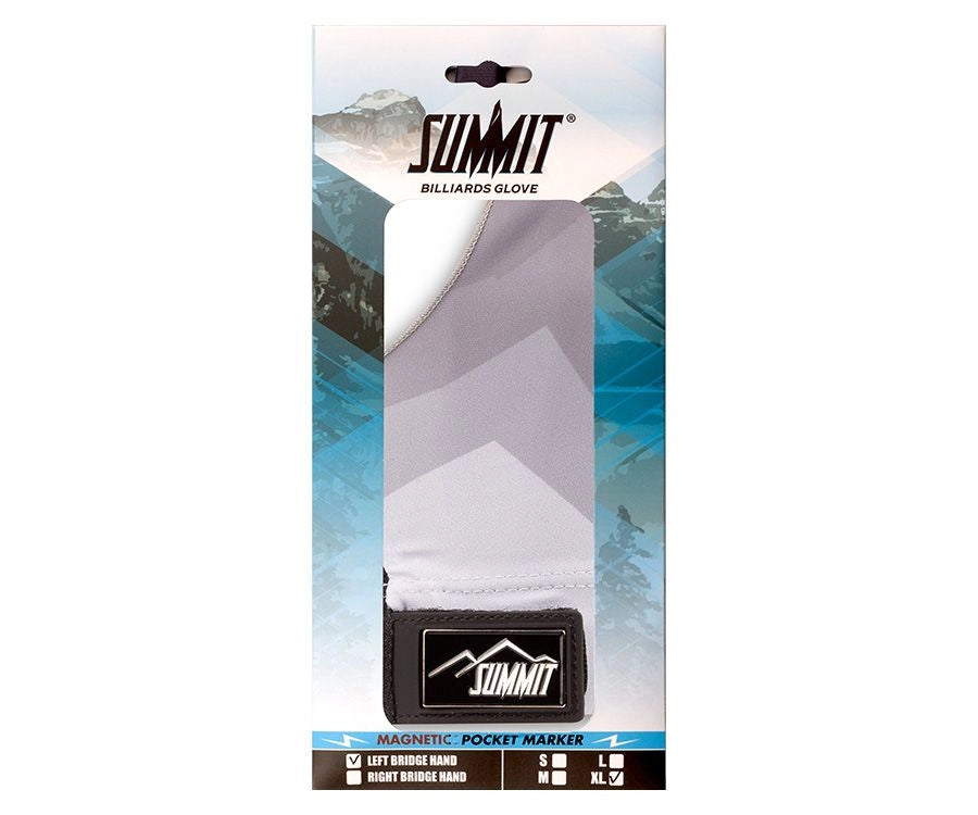 Summit Deluxe Billiard Glove- Left Bridge Hand