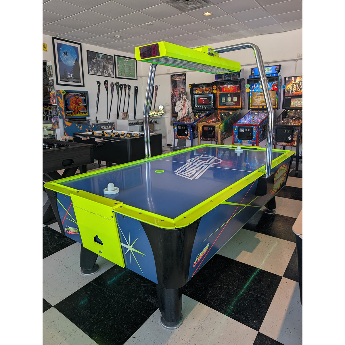 (Pre-Owned) 8ft Dynamo Hot Flash Air Hockey Table