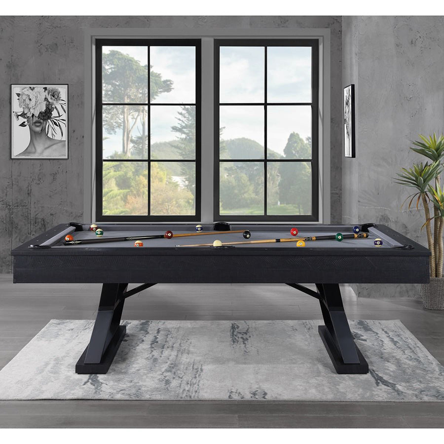 8' Durham Pool Table (Black)