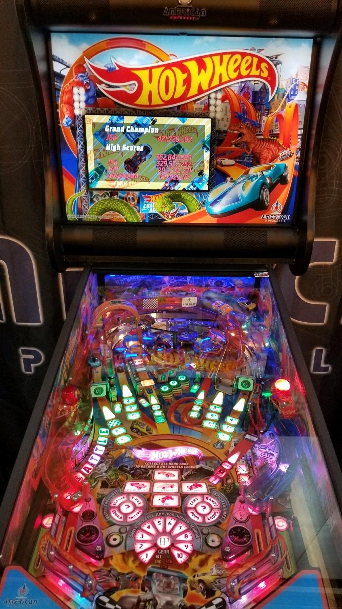 Hot Wheels (Classic Edition) Pinball Machine  - NEW