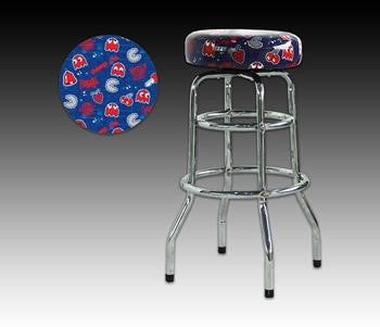 Pac-Man (Blue) Swivel Stool 19" & 30"