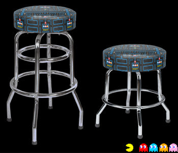 Pac-Man (Maze) Swivel Stool 19" & 30"